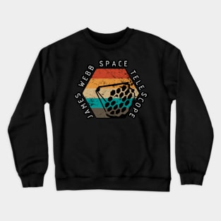 vintage retro James Webb Space Telescope Retro Cosmic JWST Vintage Space Crewneck Sweatshirt